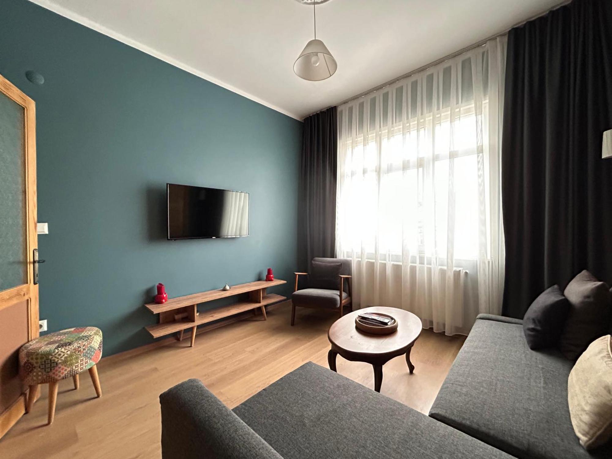 Waterfront By The Tram - Terrace With Dome & Golden Horn View In Fatih Appartement