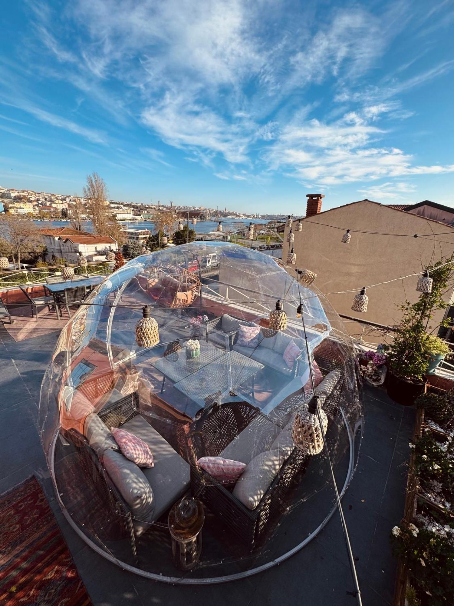 Waterfront By The Tram - Terrace With Dome & Golden Horn View In Fatih Appartement Istanboel