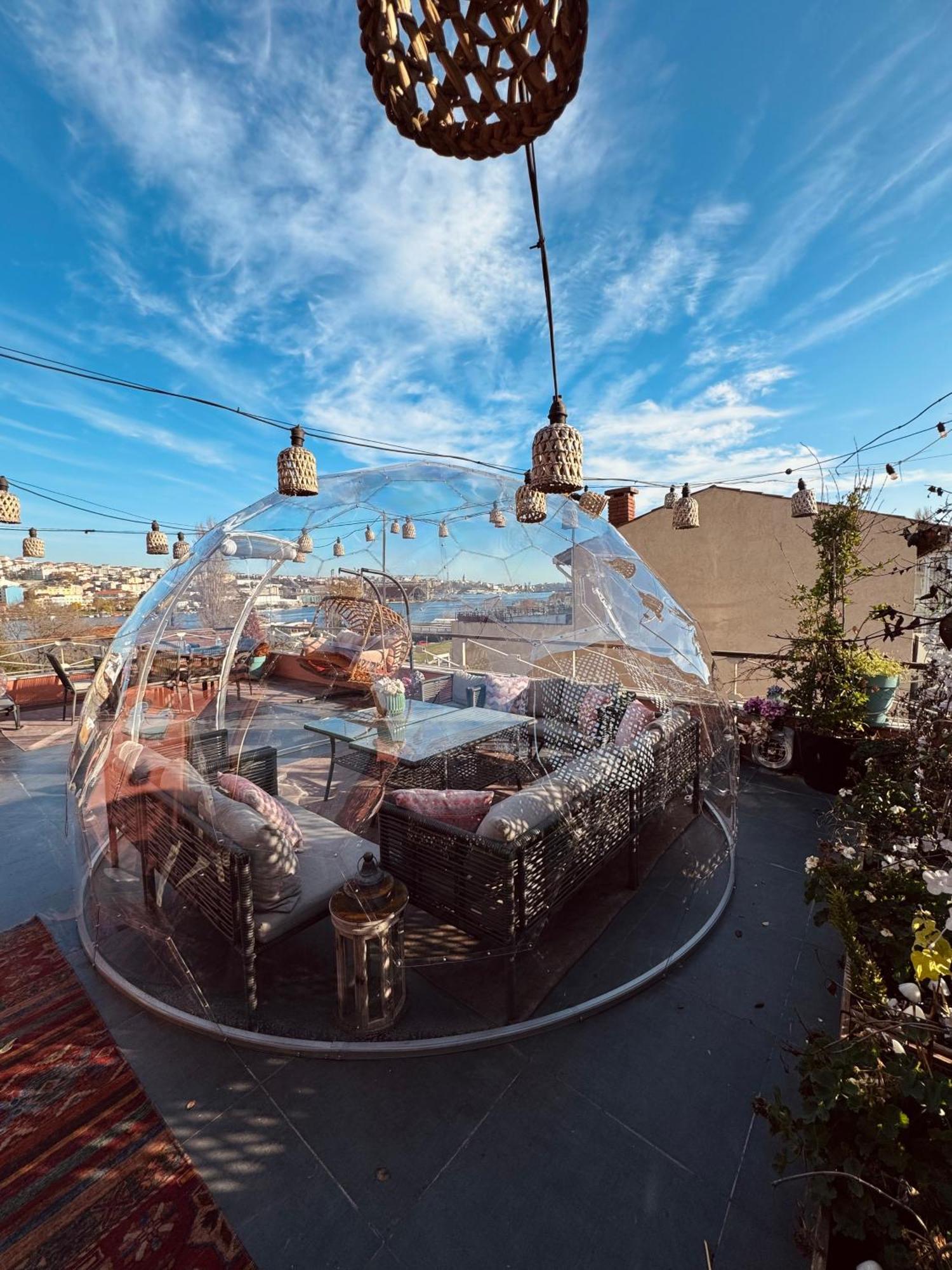 Waterfront By The Tram - Terrace With Dome & Golden Horn View In Fatih Appartement