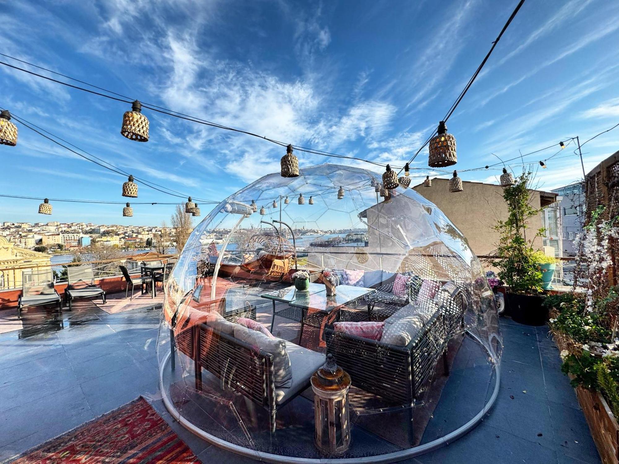 Waterfront By The Tram - Terrace With Dome & Golden Horn View In Fatih Appartement *